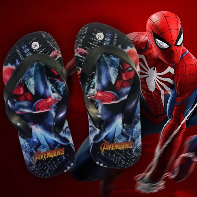 Sandal Anak Laki laki Animasi AVENGERS SPIDERMAN