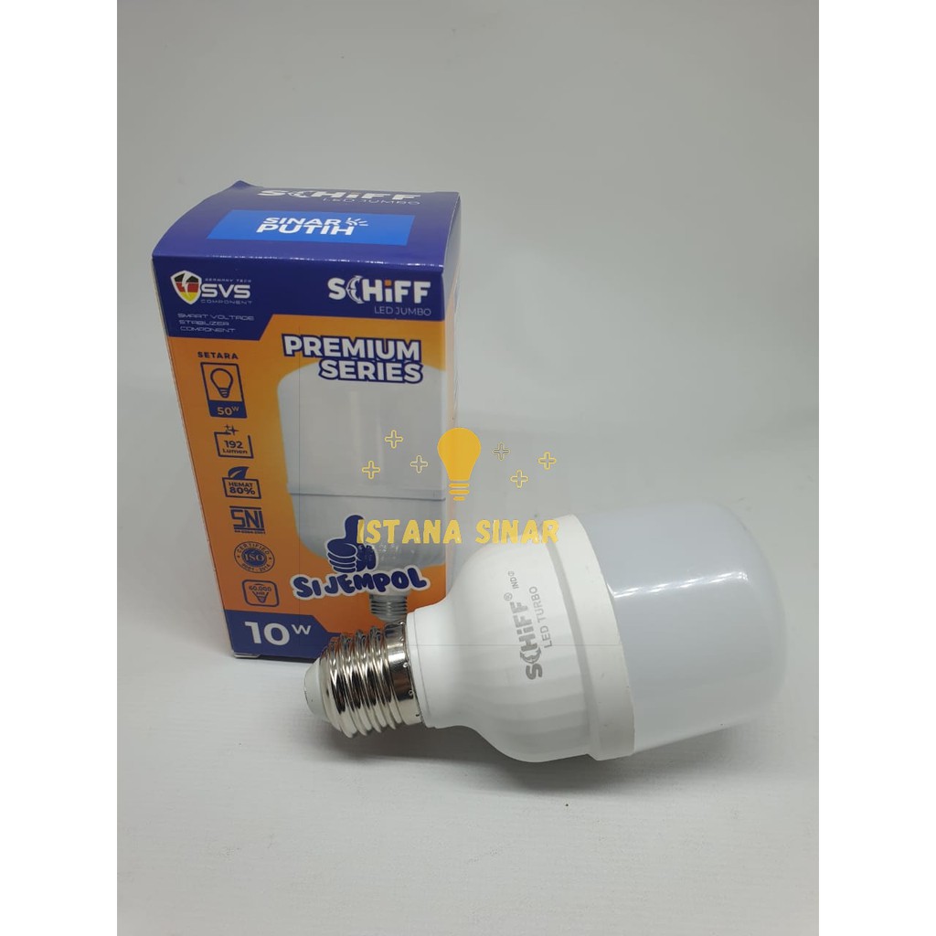 Schiff LED 10 watt / 10w Premium series Sijempol Lampu LED Bergaransi