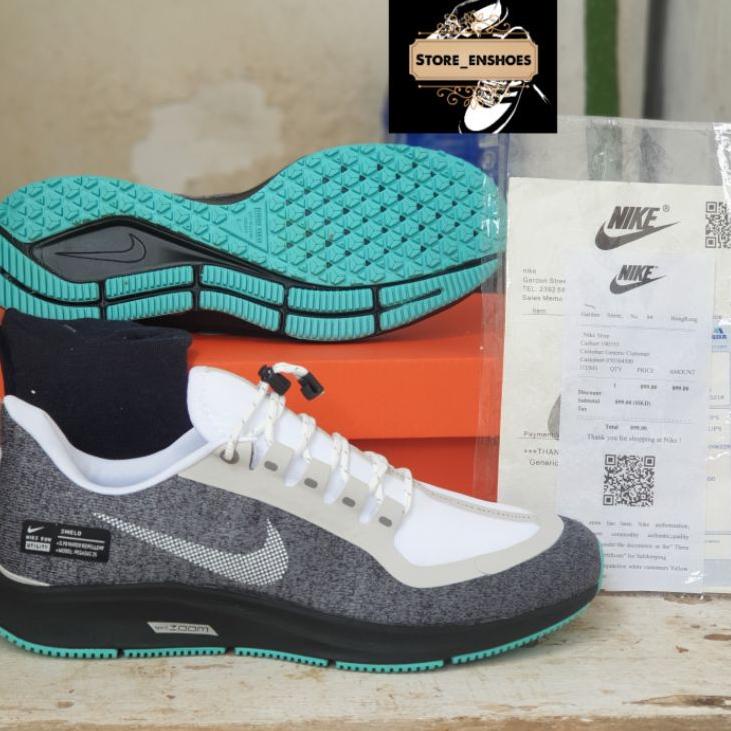 Produk Keren Model TerkiniBG SEPATU RUNNING PRIA NK ZOOM PEGASUS 35 SHIELD "SUMMIT WHITE" PREMIUM OR