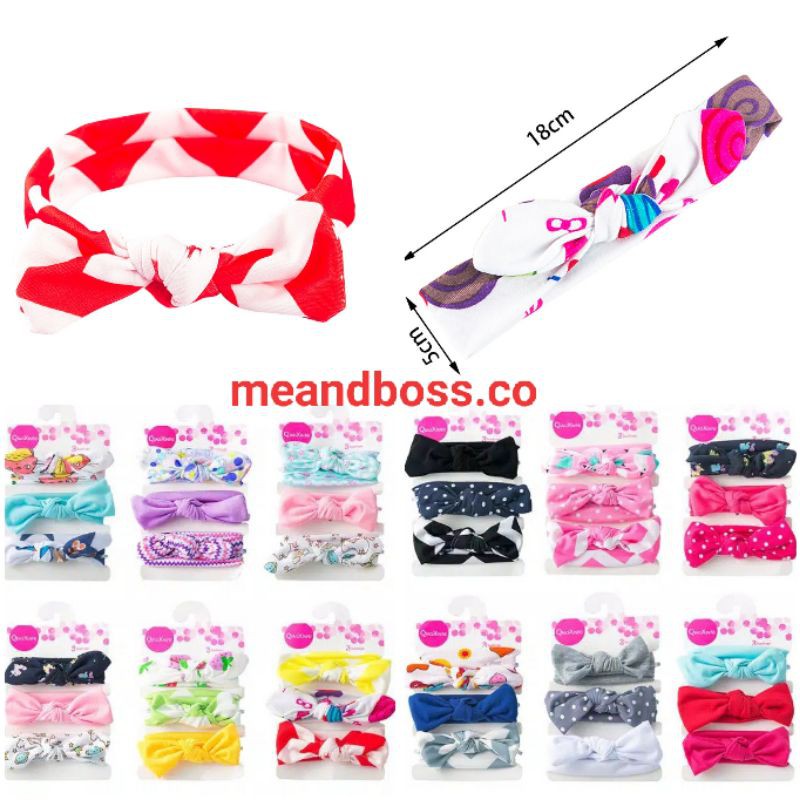 BSET3-Bandana Bayi 3in1 Set Import