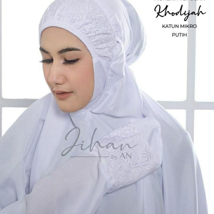 Harga TERMURAAH.. MUKENA KHADIJAH ORI, Terusan Khadijah. mukena dewasa katun bordir