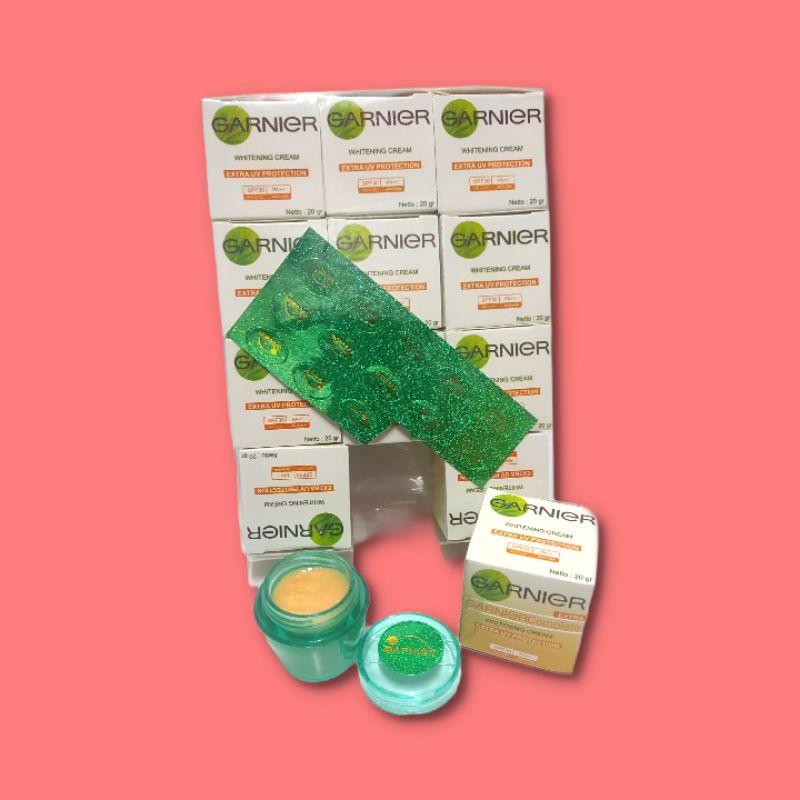 (LUSINAN) CREAM GARNIER GENTONG ORIGINAL//GARNIER GENTONG WHITENING CREAM 12PCS