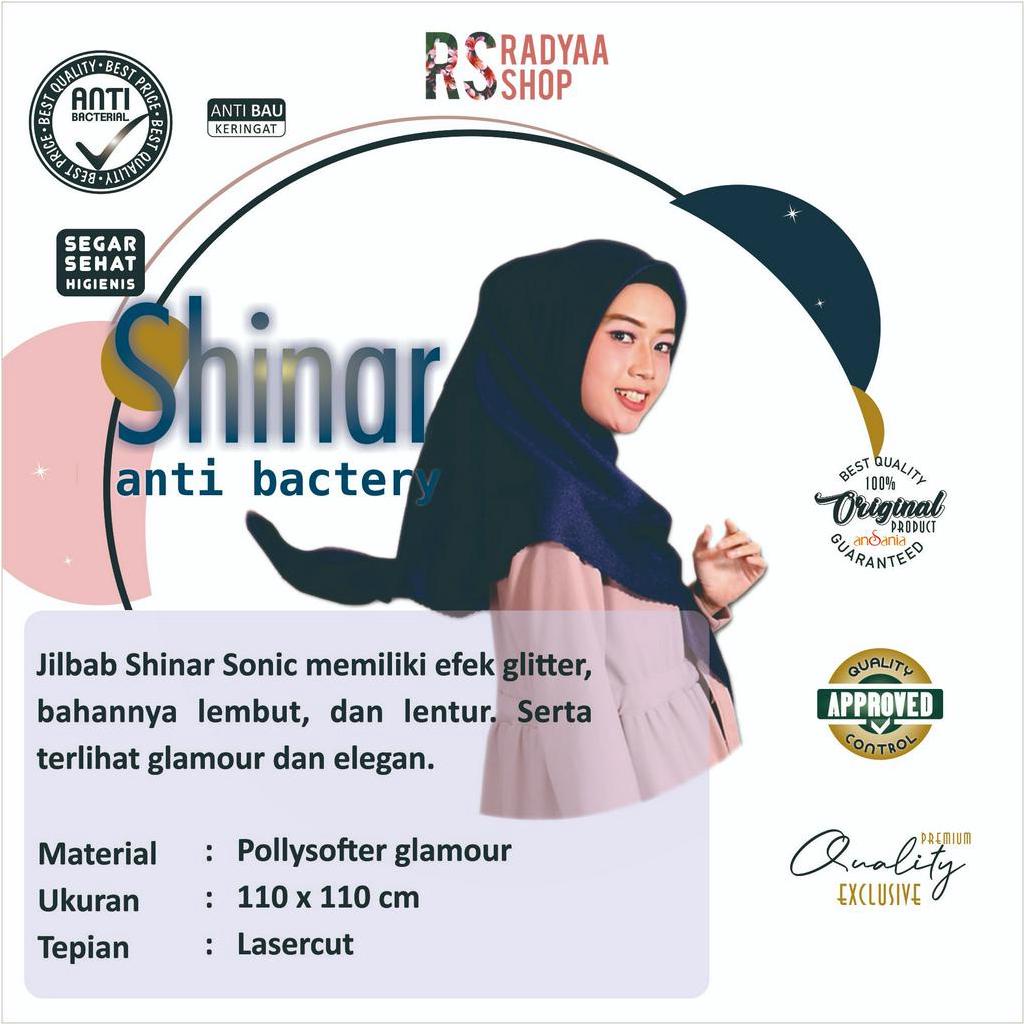 Hijab Segi Empat Hijab Lasercut Jilbab Lasercut Kerudung Laser Cut Shinar Glamour Anti Bakteri &amp; Bau