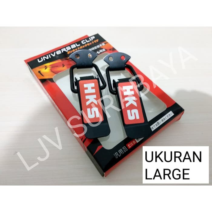 CLIP BUMPER HKS UKURAN BESAR L / JDM CLIP BUMPER HKS L UNIVERSAL