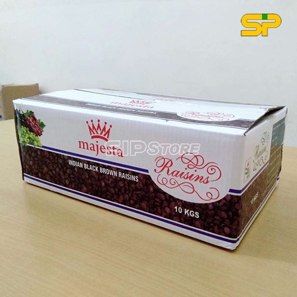 MAJESTA Kismis / Black Brown Raisin India @10Kg / Kismis Hitam Coklat