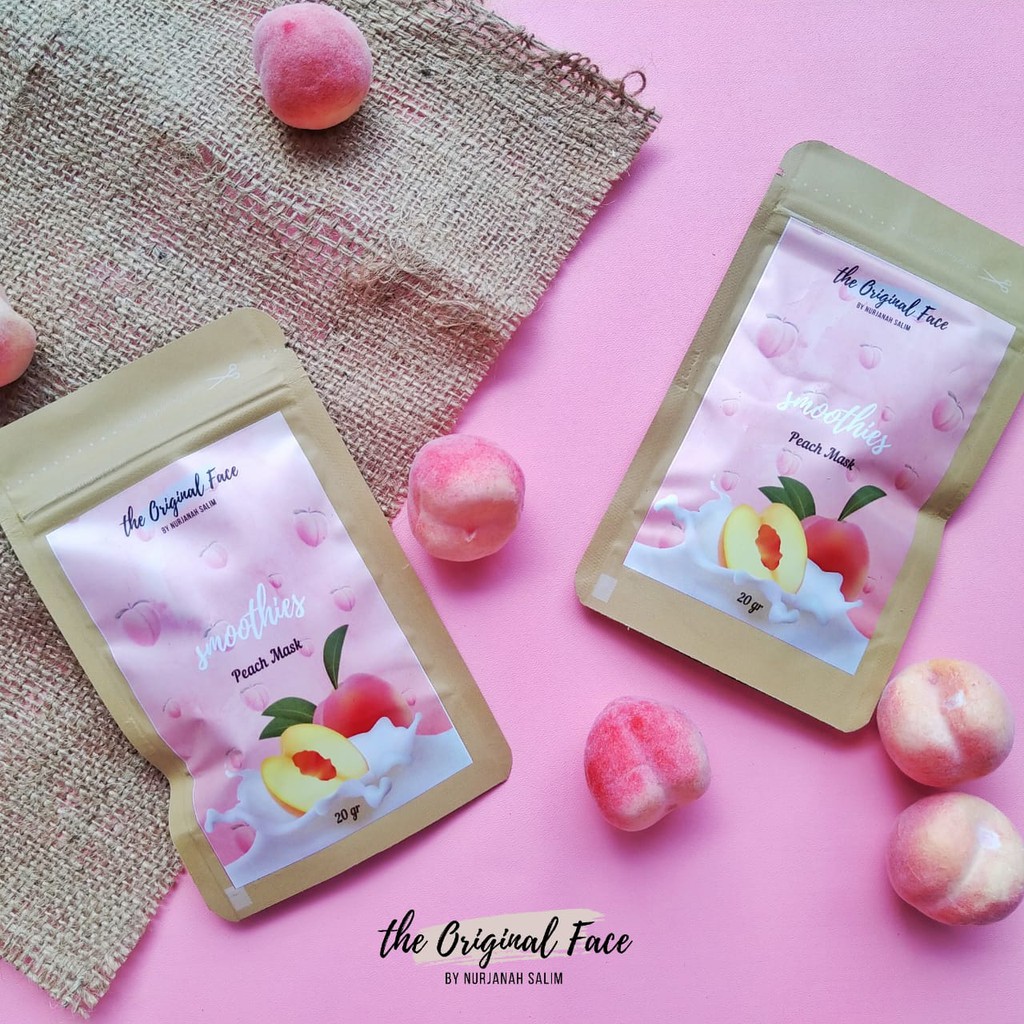 BEST!!! Masker Peach Persik untuk komedo / masker wajah / masker komedo by NURJANAH SALIM