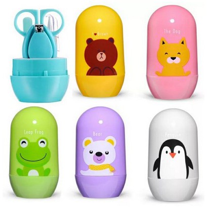 GUNTING KUKU BAYI SET 4 / MANICURE SET BAYI / POTONG KUKU BAYI NEW BORN / JEPIT KUKU BAYI