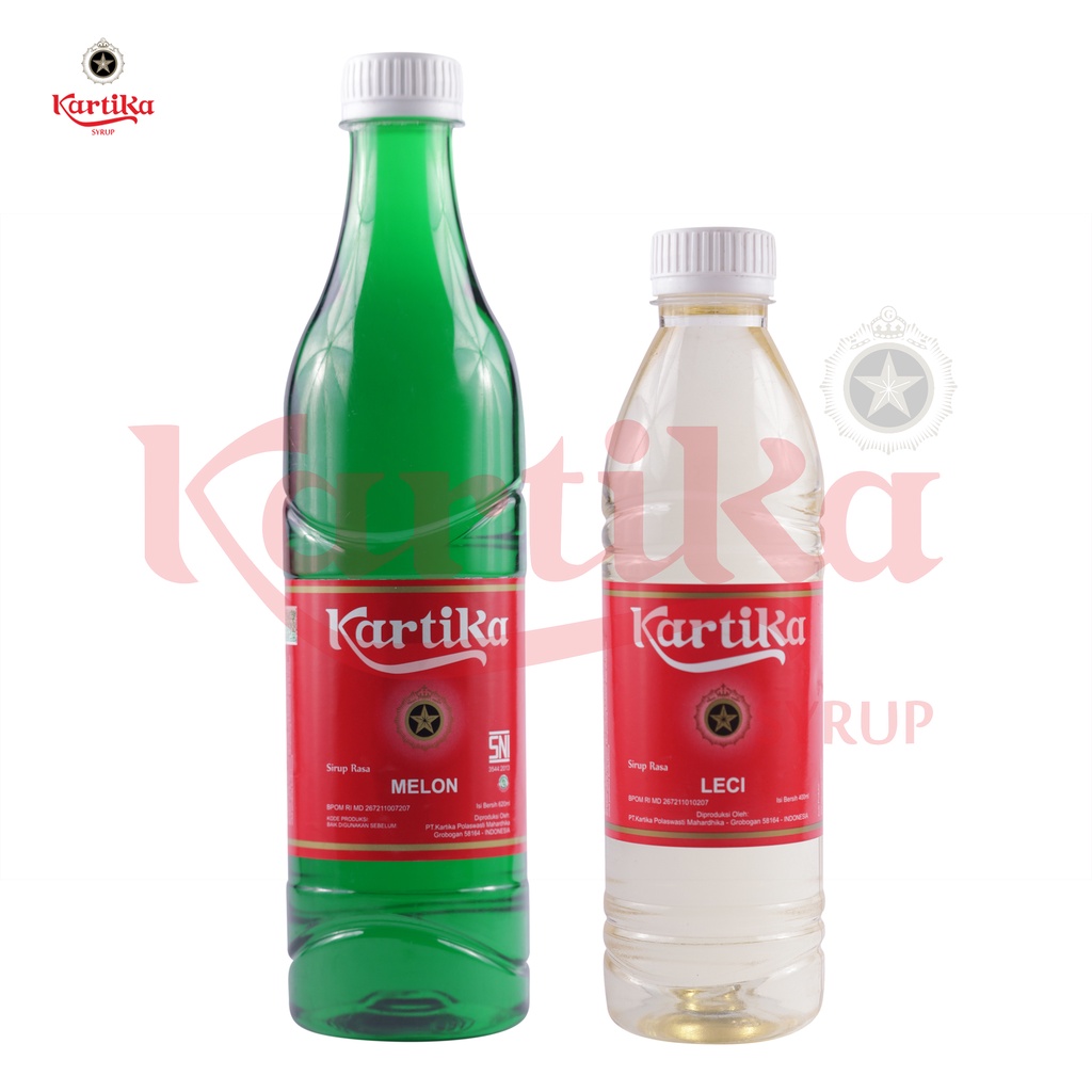 

KARTIKA Sirup Melon 620 ml & Leci 400 ml