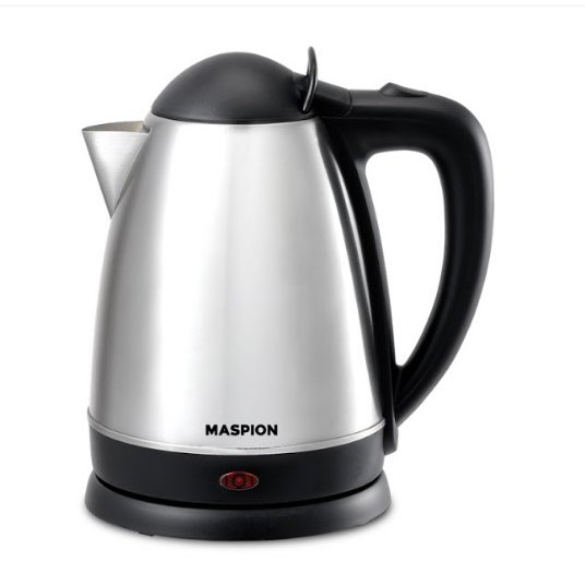 KETEL TEKO LISTRIK ELECTRIC KETTLE PEMANAS AIR MASPION UMP 1816 1.8 LITER STAINLESS ORIGINAL