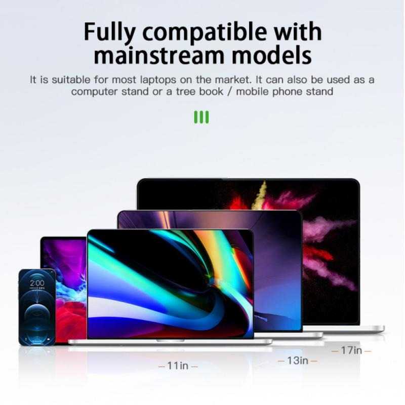 IDN TECH - Centechia Portable Laptop Stand Foldable with Cooling Fan - CT1310