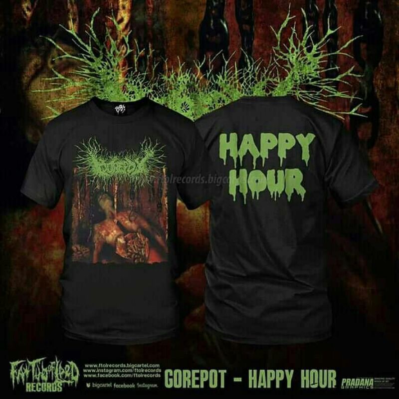 tshirt gorepot - happy hour