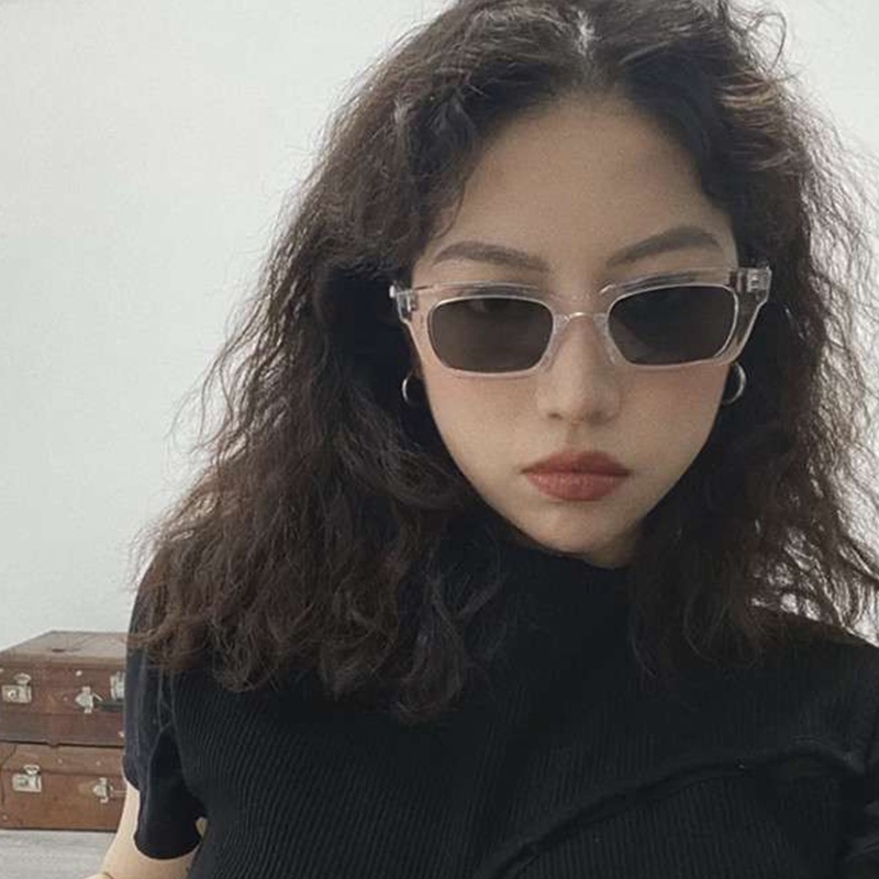 COD Kacamata Fashion Korea wanita Gaya Kaca Mata Hitam anti UV400 Pelindung Matahari