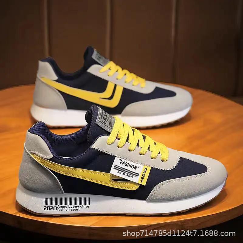Pennay Men Shoes Sepatu Sneakers Kets Running Pria Hight Elve Sport