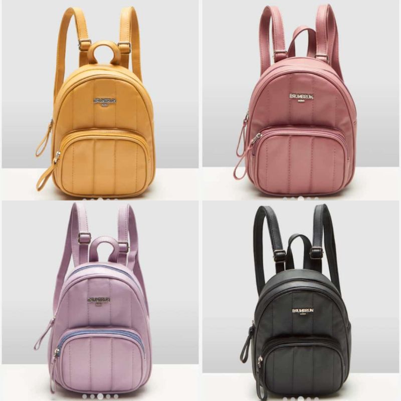 RANSEL PUFFY BACKPACK LILAC SOPHIE MARTIN PARIS PROMO TAS RANSEL WANITA