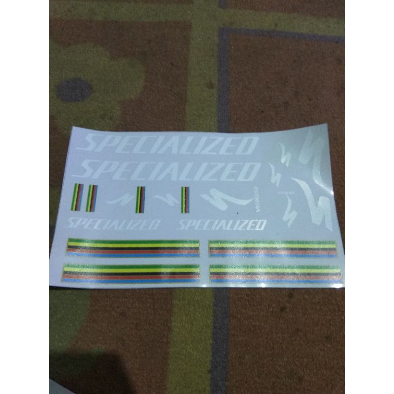 Sticker decal frame sepeda balap road bike jadul vintage SPECIALIZED