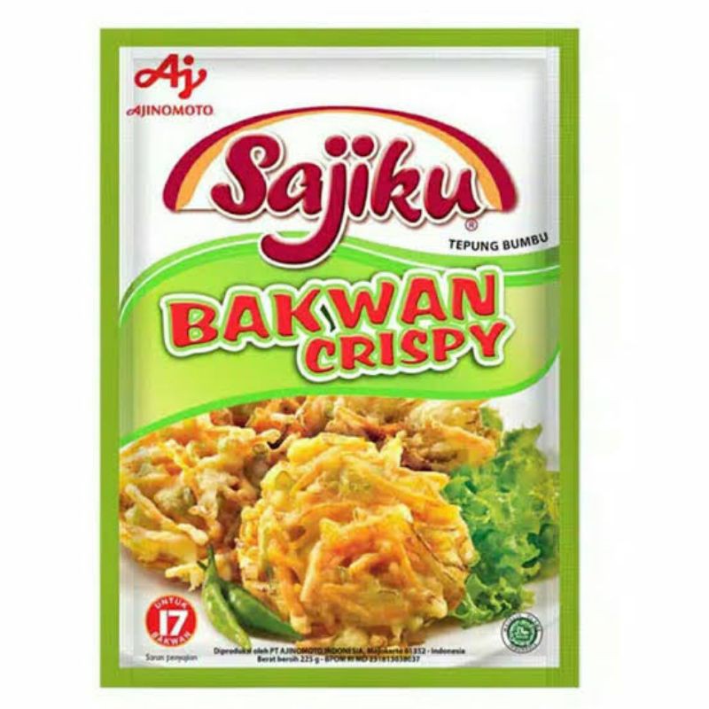 

Sajiku Tepung Bumbu Bakwan Crispy Sachet 90gr