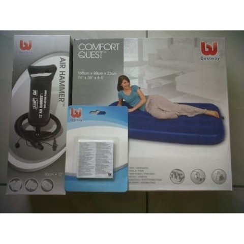 Paket Kasur Angin  Bestway Twin
