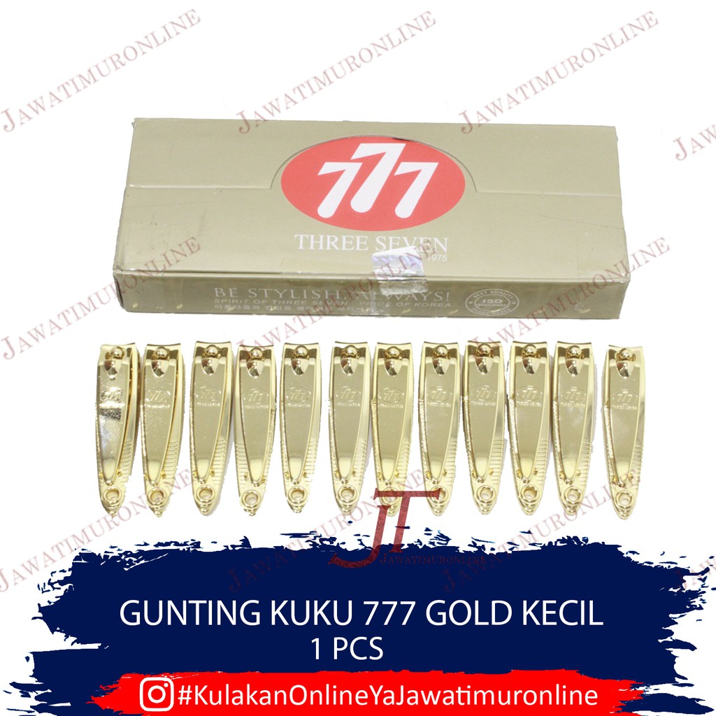 Gunting Kuku 777 KOREA Emas Kecil