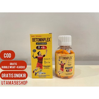 Jual BETOMINPLEX VITAMIN B COMPLEX B12 ISI 100 TAB | Shopee Indonesia