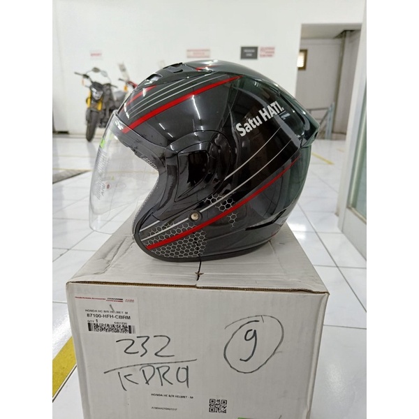 Helm Honeycomb Black Red (M)