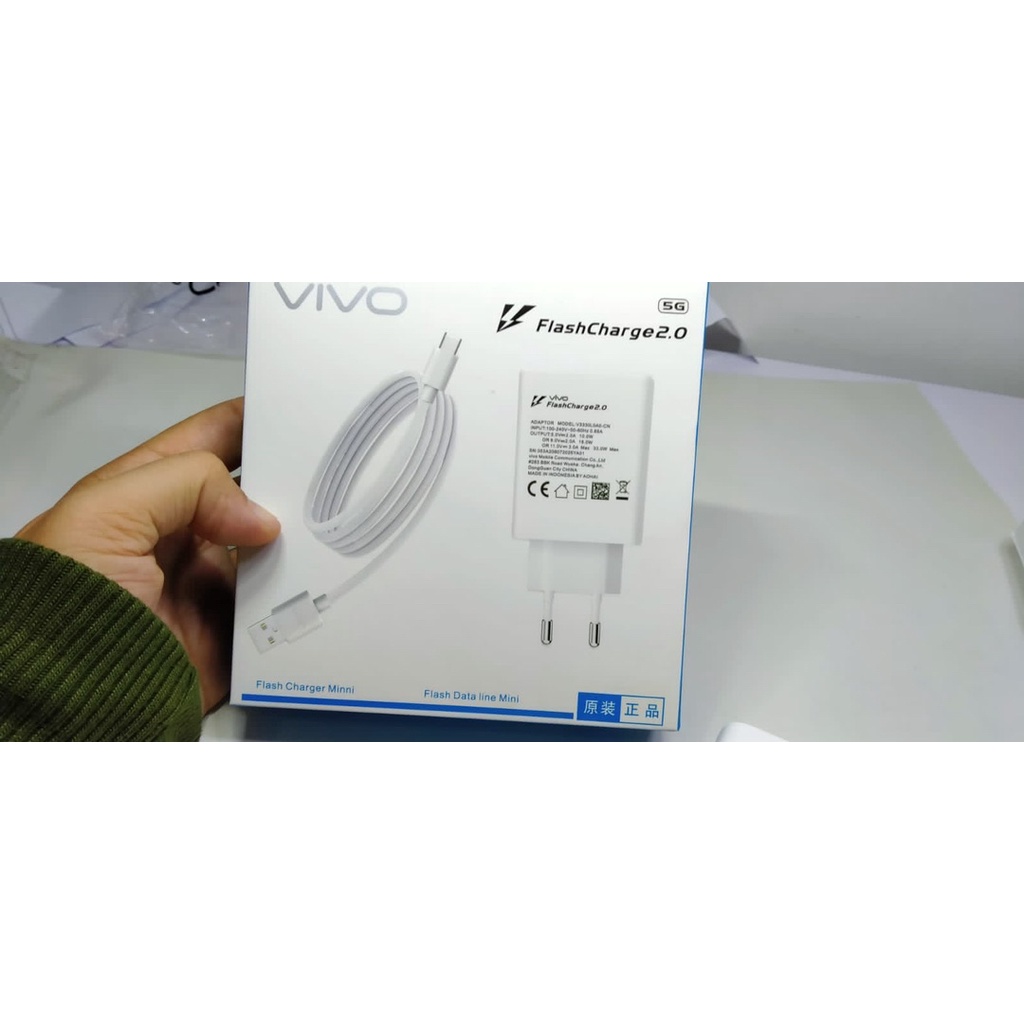 Charger Vivo 33W Original 100% Fast Charging Tipe C