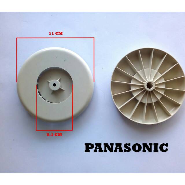 Kipas Sanyo Fan Panasonic/Sparepart Pompa/Kipas Impeller Pompa Air Mesin Sanyo/Kipas Pendingin Pompa Panasonic BERKUALITAS