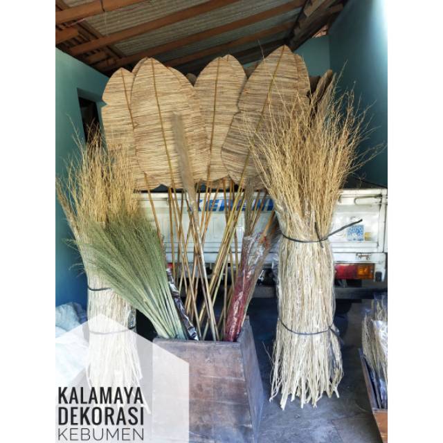DAUN PISANG MAMBU ULIR CENDANA DEKORASI CUSTOM RUSTIK DAUN PISANG MAMBU ULIR CENDANA DEKORASI CUSTOM RUSTIK