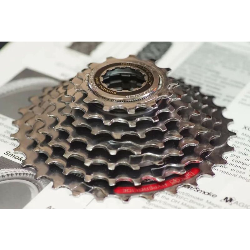 Sprocket Shimano HG 90 Plat Merah Madein Japan 13-30T 7 Speed