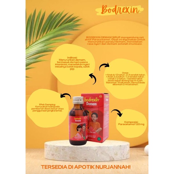 Bodrexin sirup demam anak