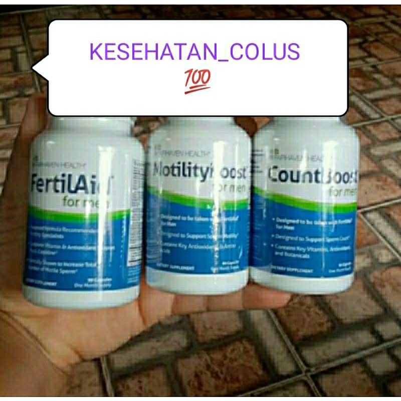 FERTILAID FOR MEN - COUNTBOOST FOR MEN - MONTILITY FOR MEN TERBAIK