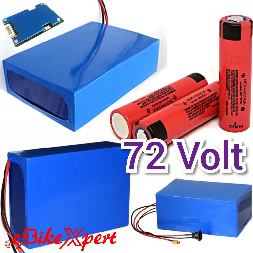 Baterai lithium-ion 72 Volt Cell 18650 3500mAH