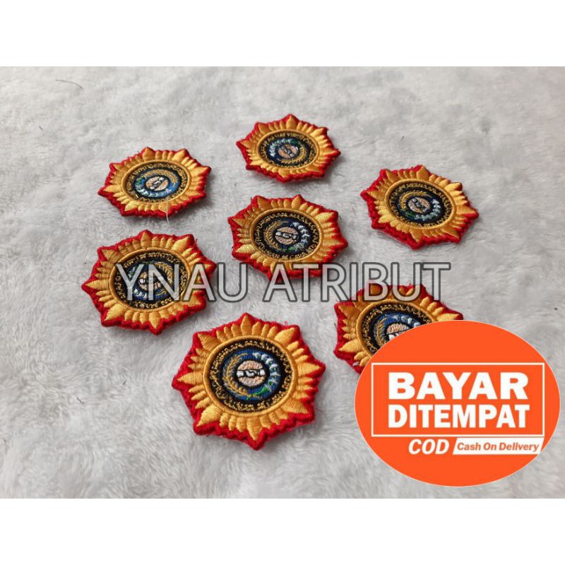 ATRIBUT PDL POLRI / PIN SAKU BINMAS POLRI BORDIR TIMBUL