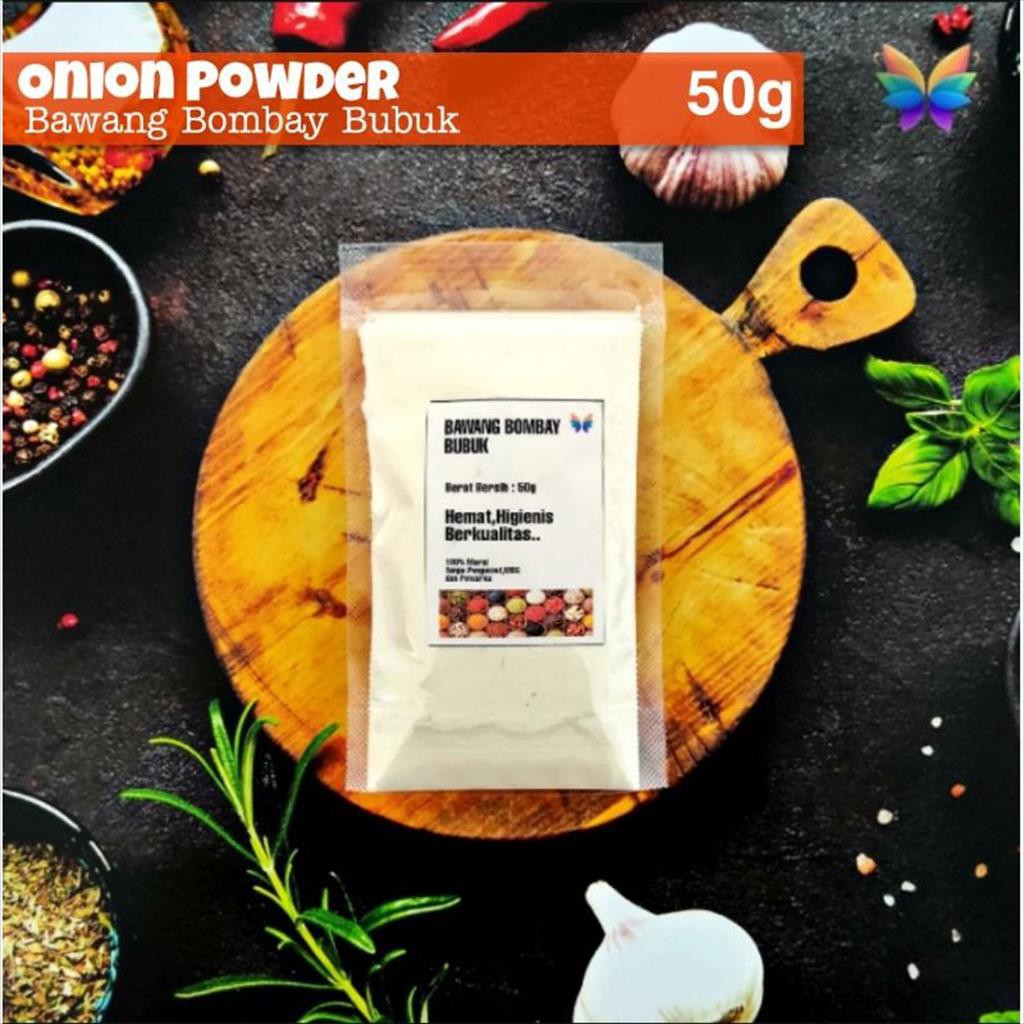

Bumbu Dapur BAWANG BOMBAY BUBUK / Onion Powder 50g ✓PREMIUM #WarnaWarniRempah