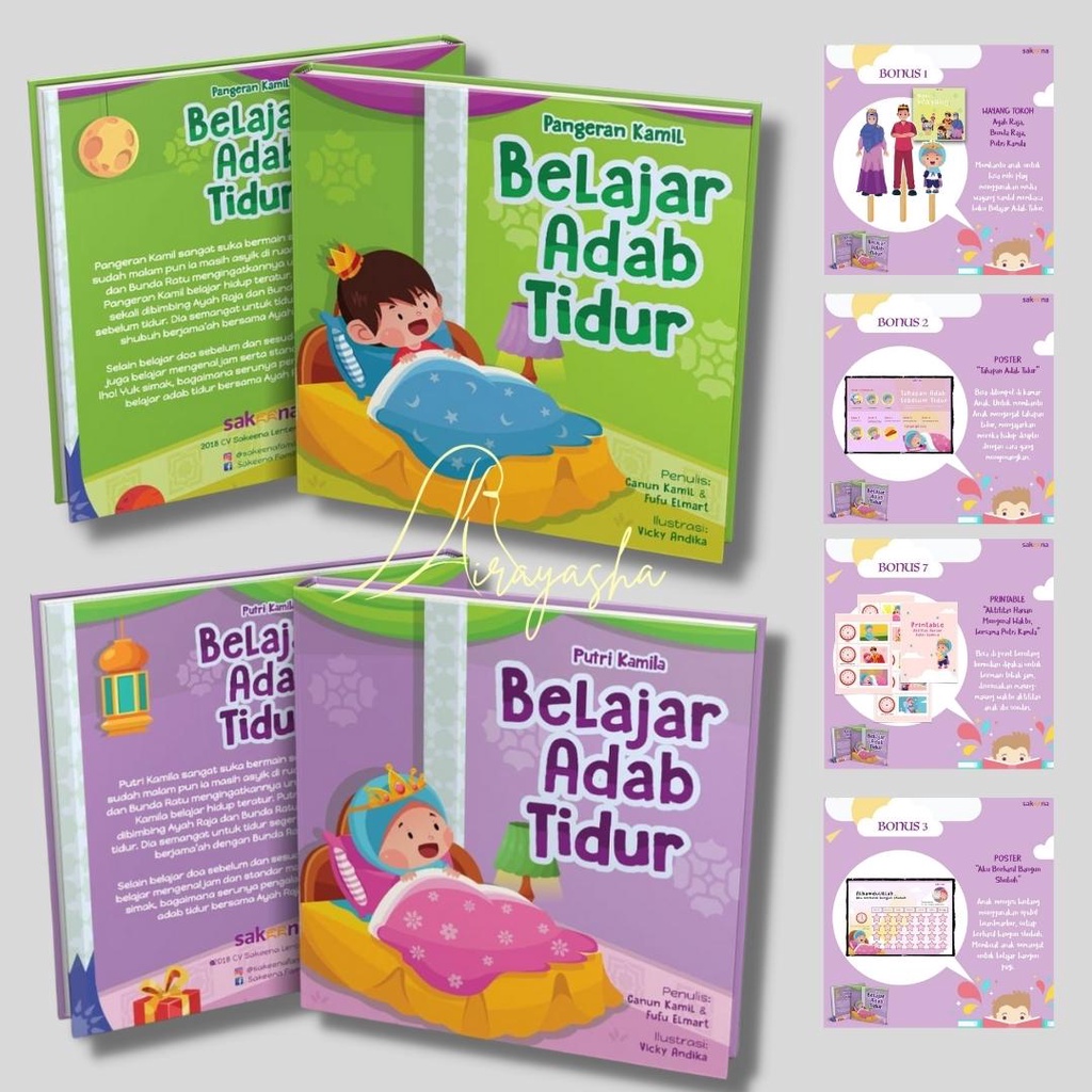 

Buku Anak Belajar Adab Tidur (BATI) Sakeena