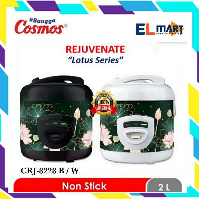 Cosmos magic com Rice Cooker 3in1 2 Liter 2L  CRJ 8228 CRJ8228 W B