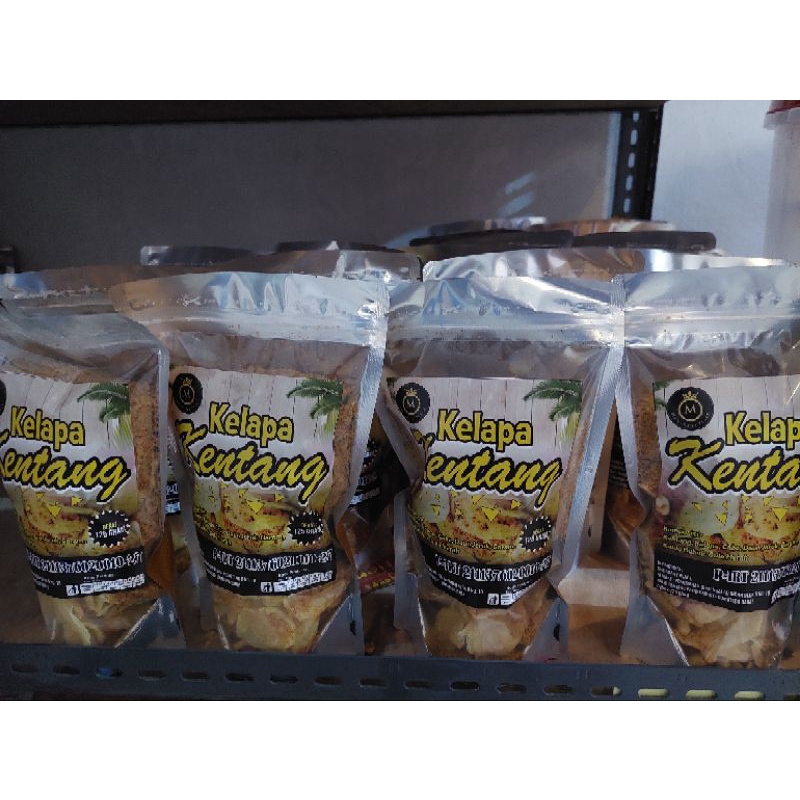 

MaharanyPlace/KeripikKentang/KelapaKentang/SerundengKelapa/Gurih/125gr