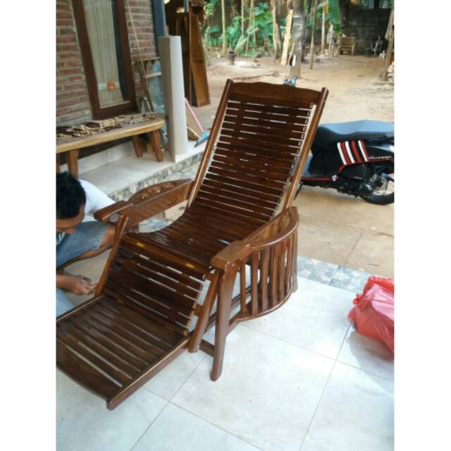 Kursi malas jati mebel jepara