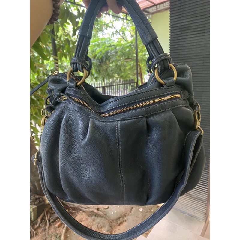 Preloved Tas Kulit mantul Asli berat