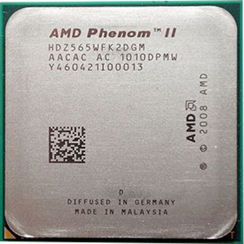 Processor PC AMD AM3 Phenom II X2 565 3.4ghz 2-Cores 2-Threads