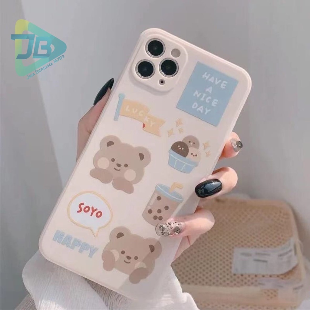 SOFTCASE MACARON PELINDUNG KAMERA CUSTOM CUTE OPPO VIVO SAMSUNG REALME XIAOMI IPHONE INFINIX FOR ALL TYPE JB5868