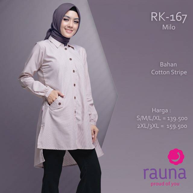 ATASAN TUNIK RAUNA RK 167 || RK 168 ||  RK169