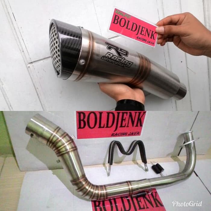 Knalpot racing AEROX NMAX PCX150 VARIO r9 h2