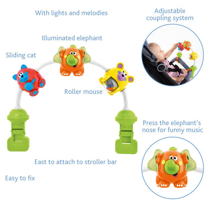 Chicco Toy Travel Friends / Mainan Bepergian Bayi 6m+