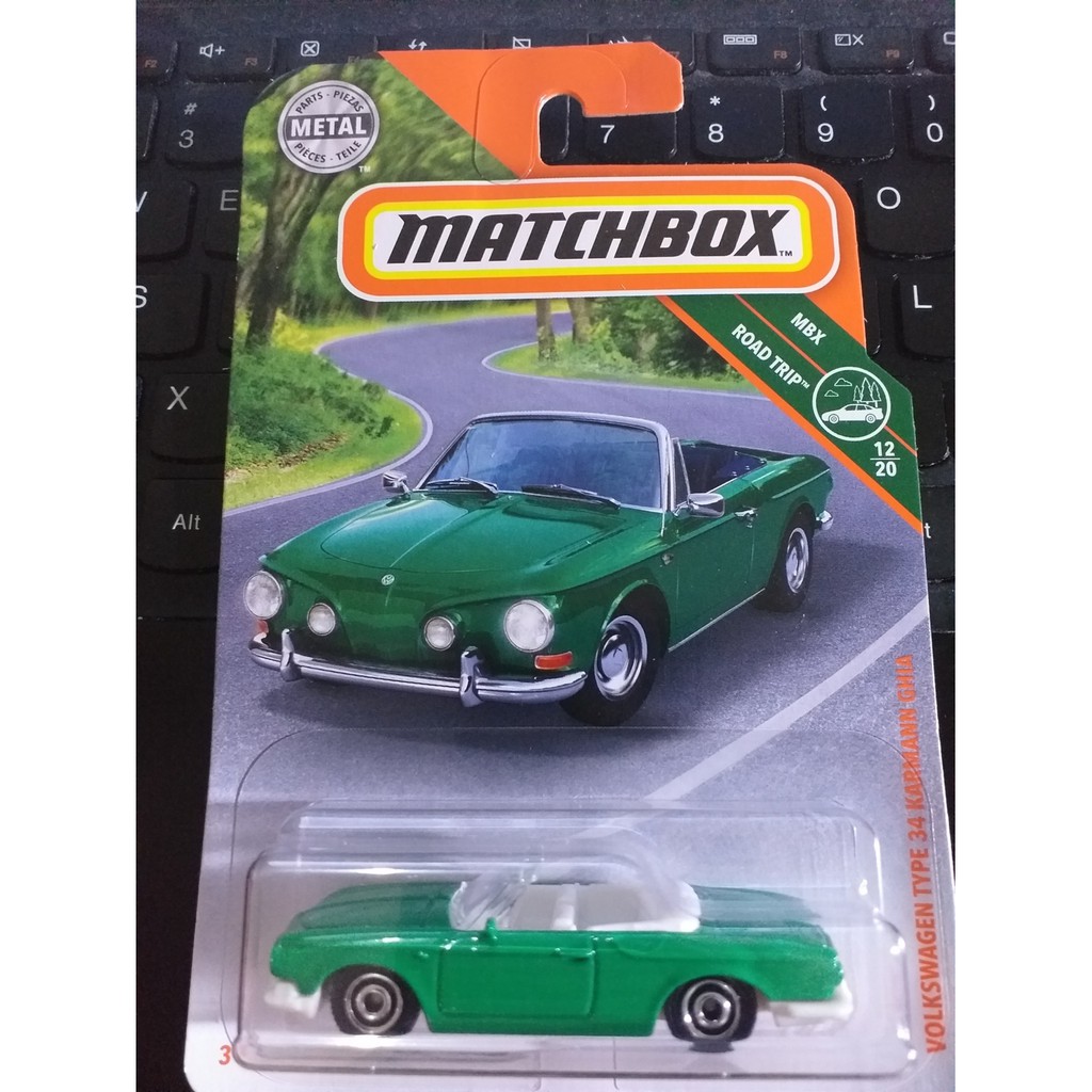 MATCHBOX VW VOLKSWAGEN TYPE 34 KARMANN GHIA HIJAU
