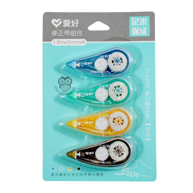 

Correction Tape Mini Keep Set Isi 4