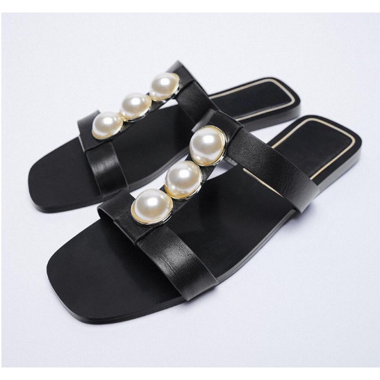 Zara Sendal Mutiara #5280 SANDAL FLAT MUTIARA ZRA ZS357 309