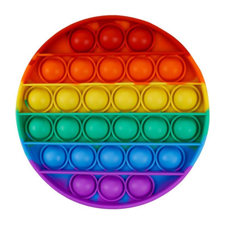 hokkiterus21 ⭐⭐⭐⭐⭐POP IT RAINBOW Gratis kelereng dan dadu  fidget push Pop Its Fidget Toy Push bubble  kids P006-BULAT DADU KELERENG