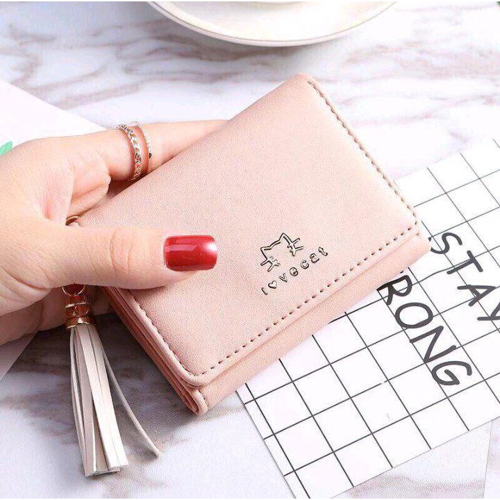 Dompet Wanita Import Korea Lipat Kecil Lucu Dan Cantik