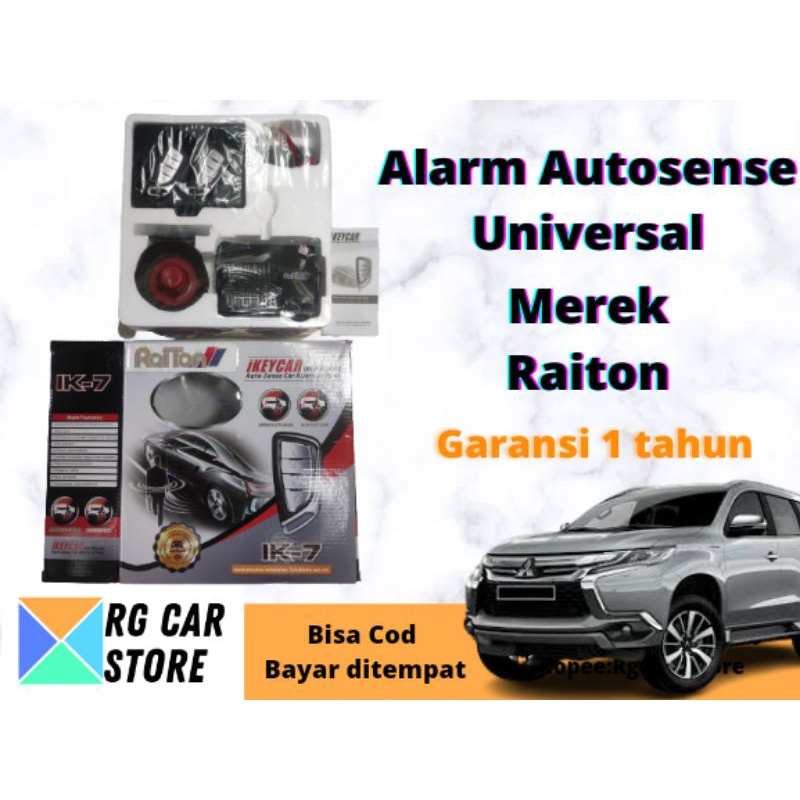 ALARM RAITON SMART-KEY SYSTEM TIPE IK-7 UNIVERSAL DIJAMIN PNP TINGGAL PASANG