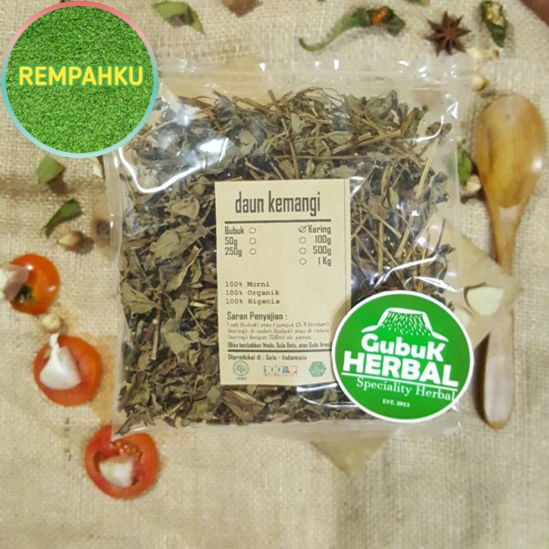 

KEMANGI KERING 1000 Gram / 1 KG - Ocimum Africanum - MURNI - JSR